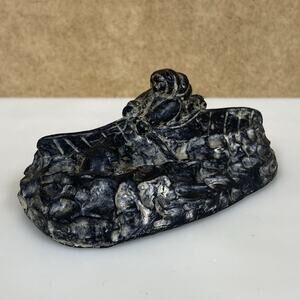 Vtg Wolf Originals Seal Hunter Canoe & Seal Figurine Canada Shelf Sitter